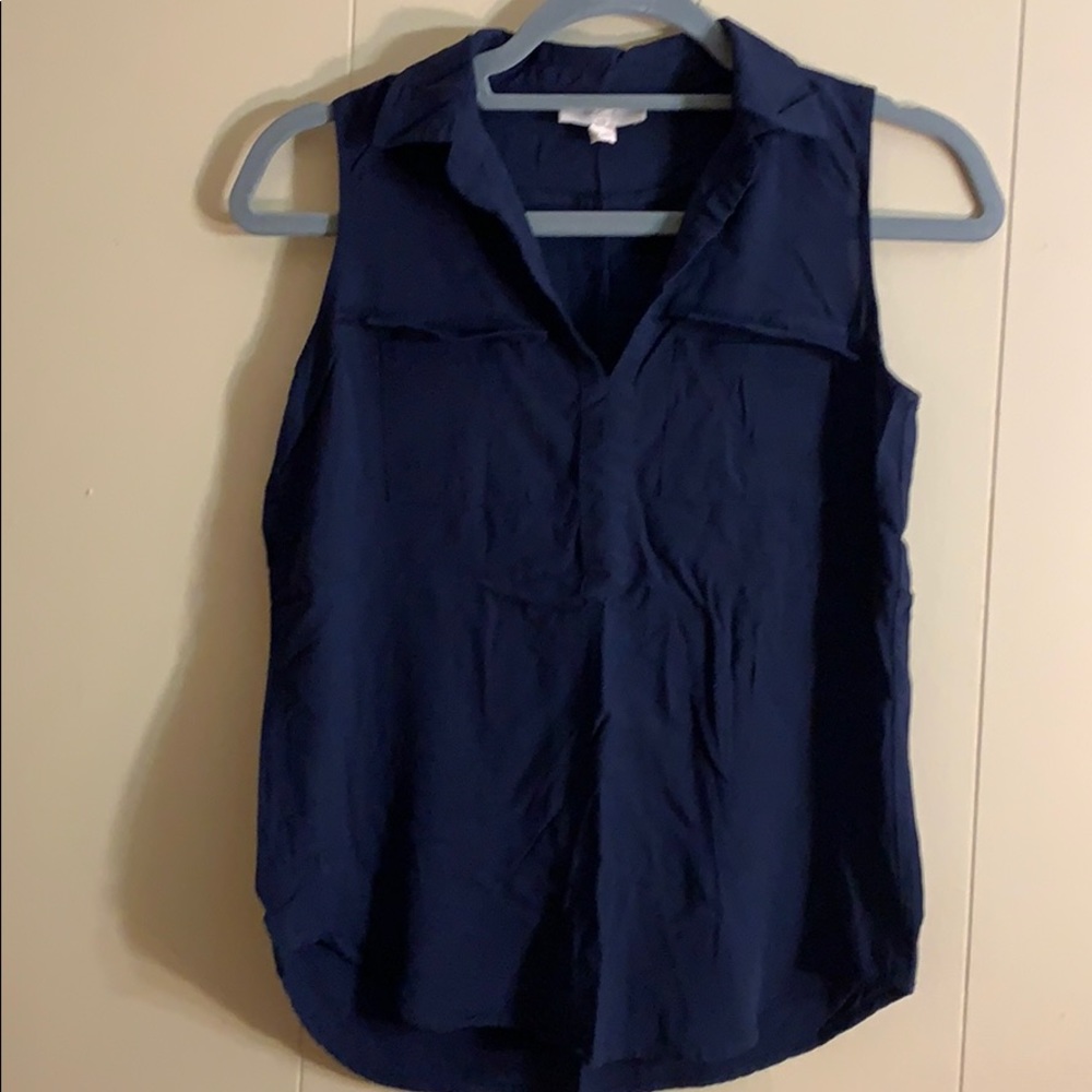 Loft sleeveless blouse